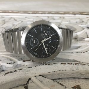 Calvin klein men’s vintage silver black